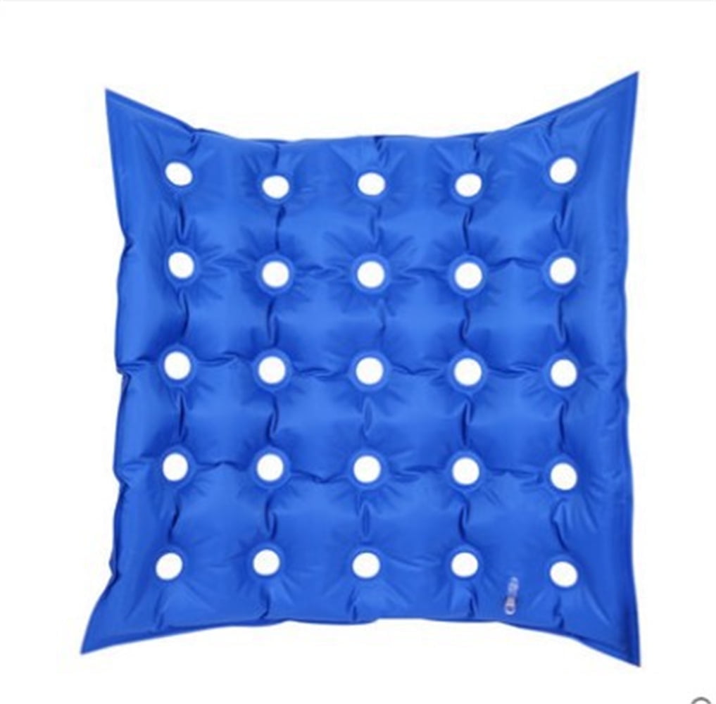 1 Pc Air Inflatable Seat Cushion,Medical Seat Cushion Household Pressure Sore Prevention Anti-Bedsores Inflatable Cushion for Wheelchair Office Blue