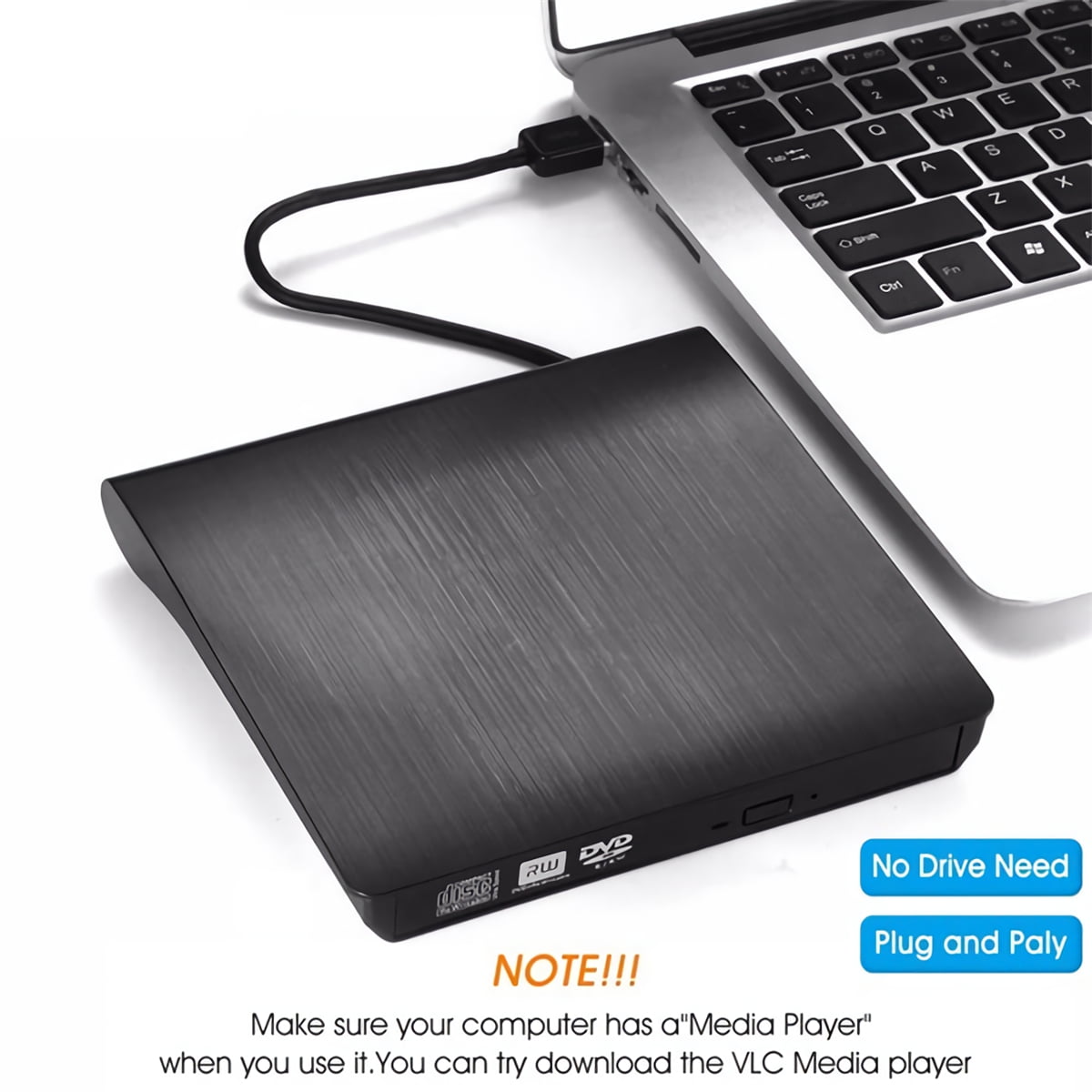 ZOUYUE USB 3.0 External CD/DVD+/-RW Optical Drive