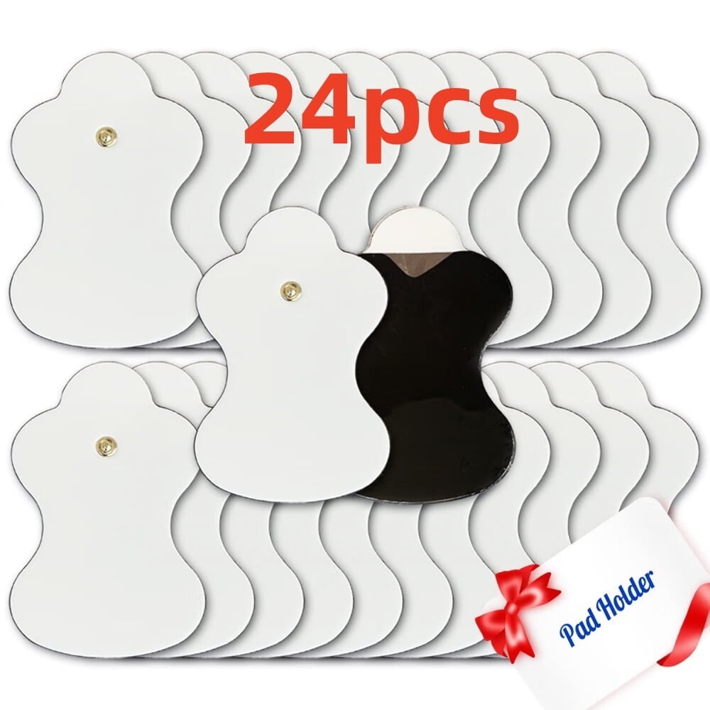 (24PCS) Compatible with Omron TENS Unit Replacement Pads Reusable Pads (not Omron Brand) 12 Pairs