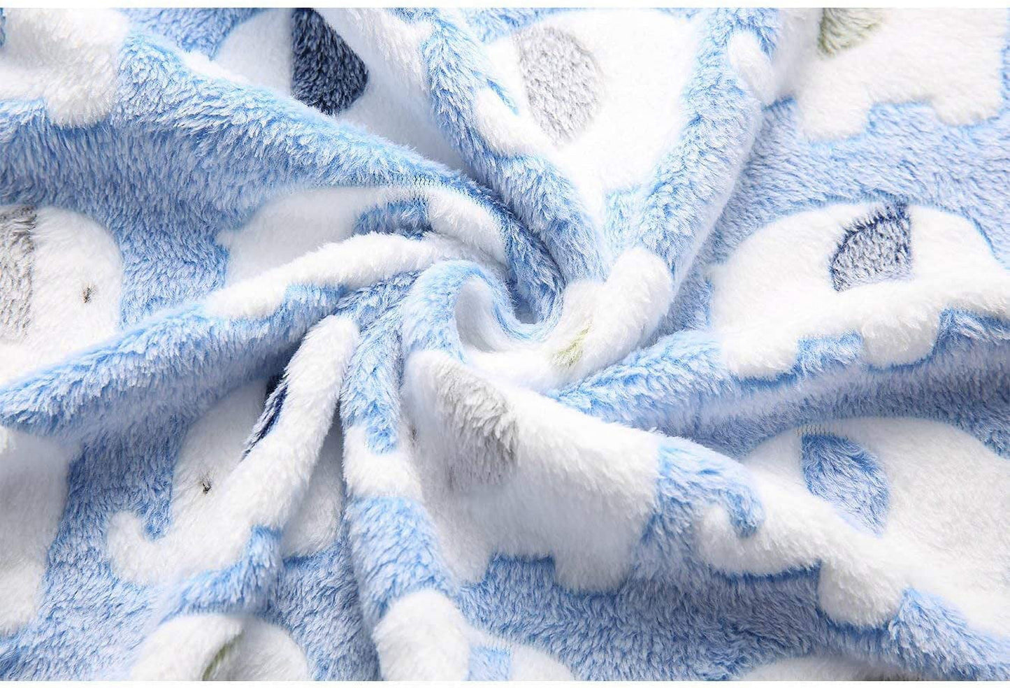 3 Pack Blankets Super Soft Cute Dog Fleece Blanket Flannel Throw for Dog Puppy Cat Beige/Brown/Pink Small