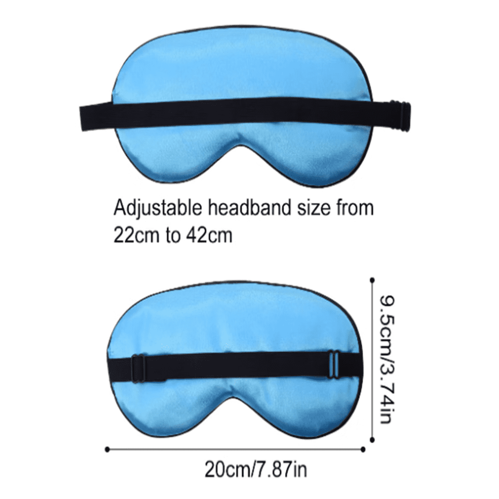 ZOUYUE Sleep Mask 4 Pack Silk Eye Cover Soft Satin Blindfold Adjustable Strap Night Eyeshade Travel Nap for Women Men