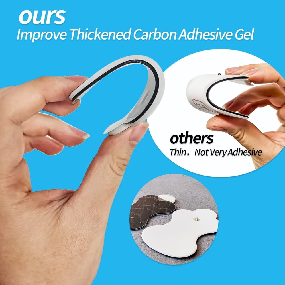 (24PCS) Compatible with Omron TENS Unit Replacement Pads Reusable Pads (not Omron Brand) 12 Pairs