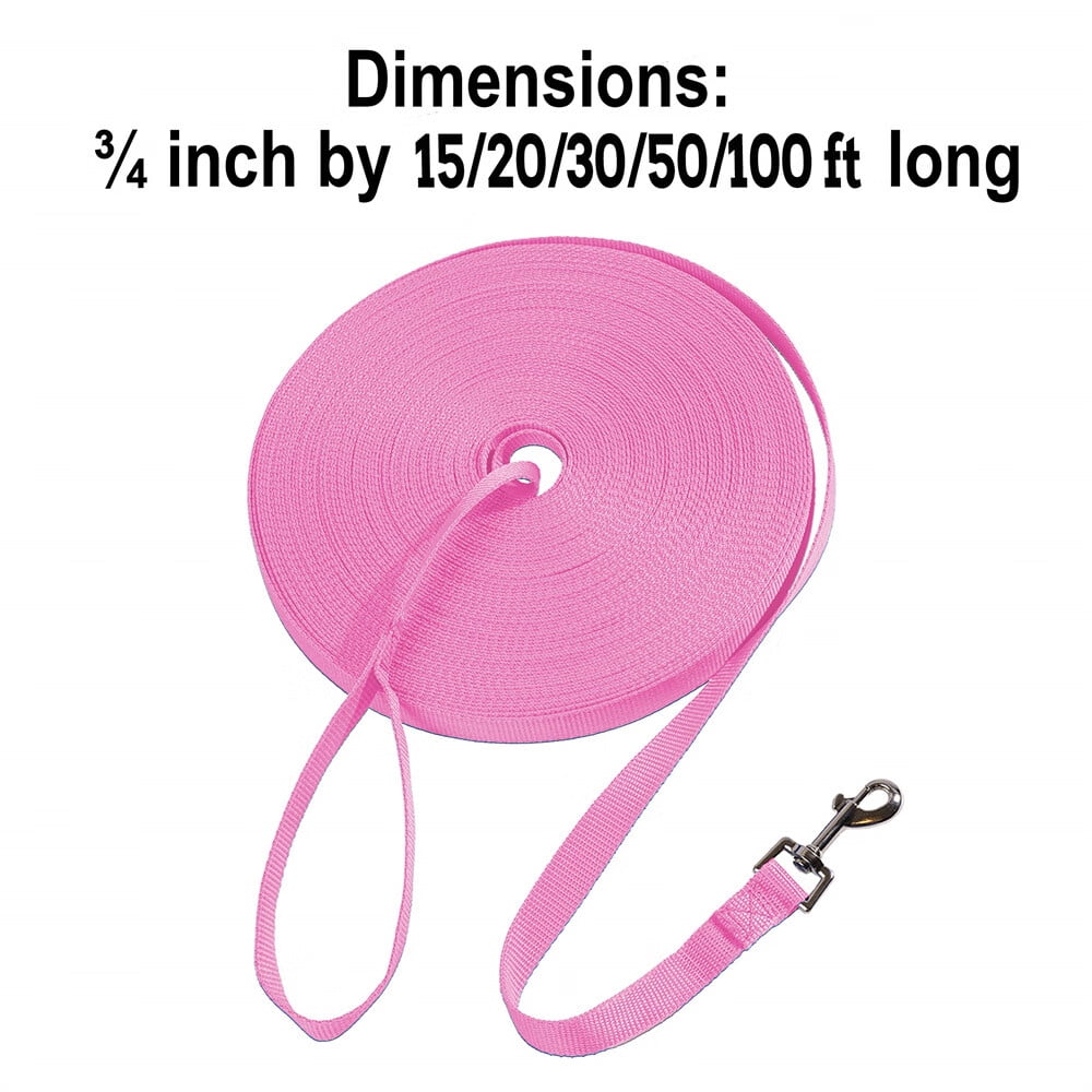 Dog Leashes for Small Medium Large Dogs Training-15ft 20ft 30feet 50foot Long Dog Leads for Dog Training,Tie Out,Play,Camping
