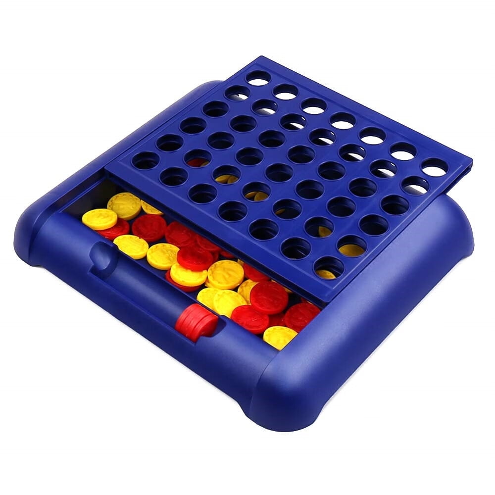 1 Pack Board Games,Four in a Row Game,Travel Size Line Up 4,Classic Family Toy for Kids and Family for Fun