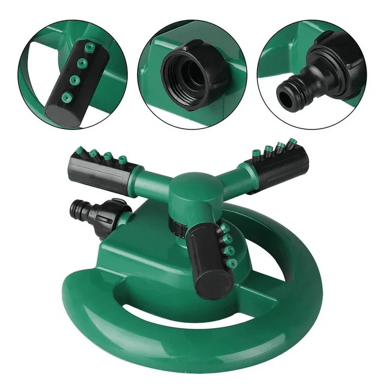 ZOUYUE Rotating Garden Sprinkler for Large Area Coverage, Lawn and Yard Sprinklers
