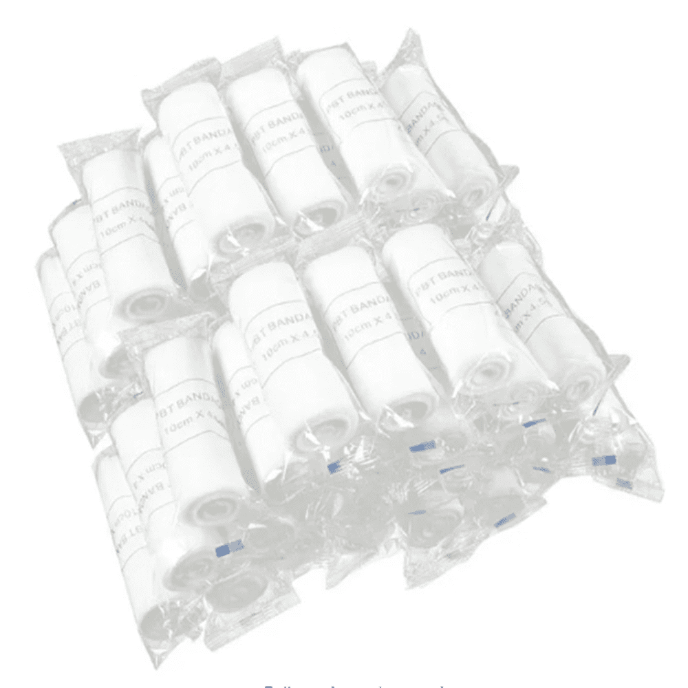ZOUYUE Rolled Gauze Dressing for Minor Wound Care, Soft Padding and Instant Absorption, 4 Inches by 2.6 Yards, Value Pack 48 ct