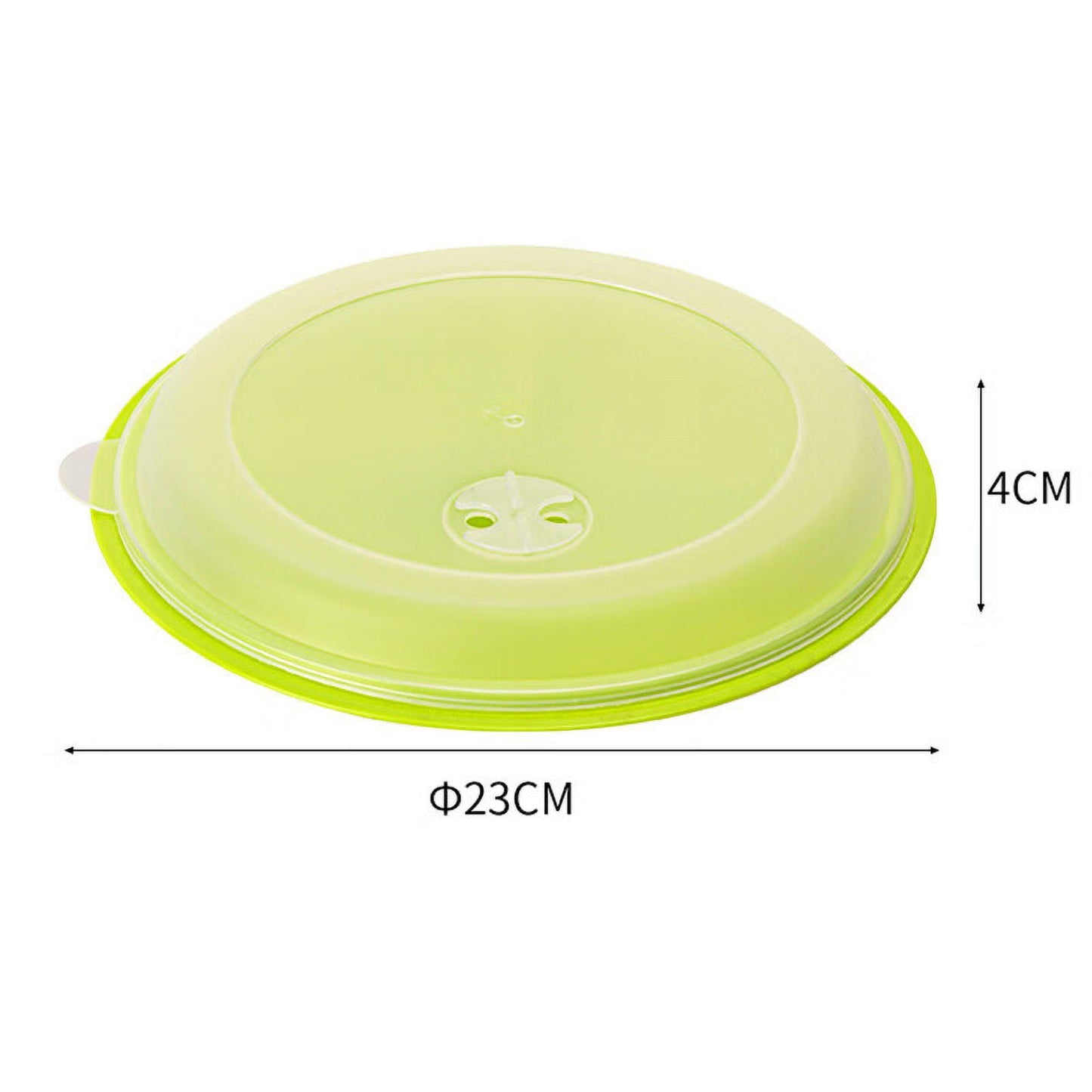 (Set of 3) Microwave Food Storage Tray Containers - 3 Section / Compartment Divided Plates w/ Vented Lid