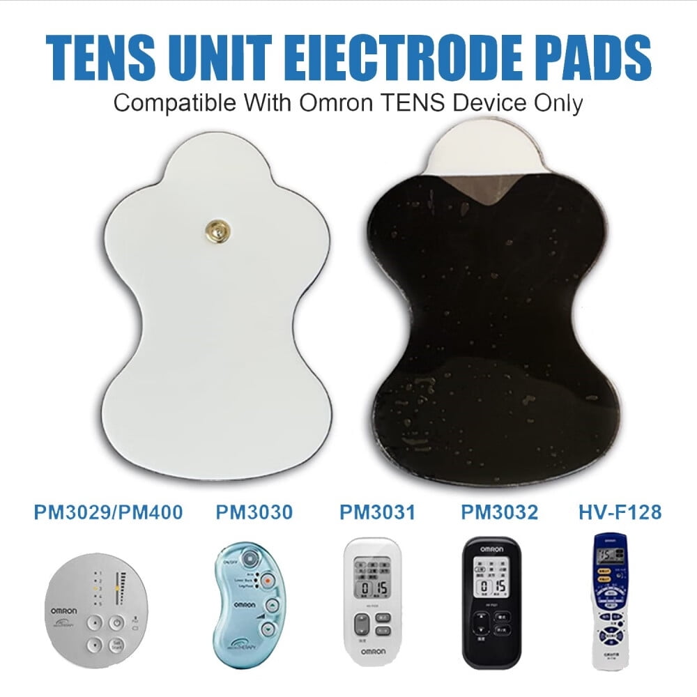 (24PCS) Compatible with Omron TENS Unit Replacement Pads Reusable Pads (not Omron Brand) 12 Pairs