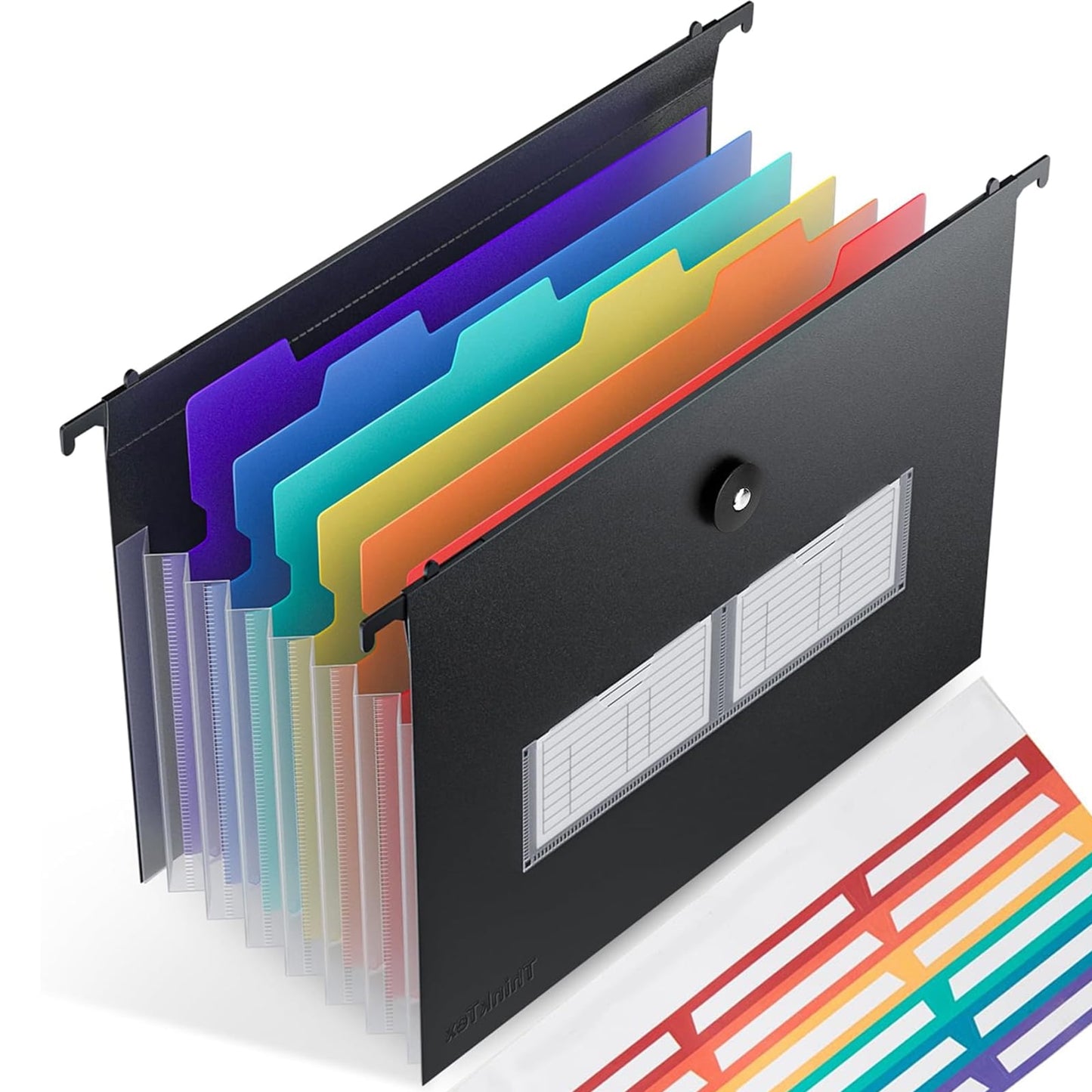 ZOUYUE Expanding Hanging File Folders, 7 Innovative 1.2\\