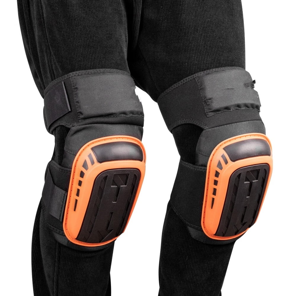 1 Pair Knee Pad Construction Silicone Knee Pads for Work-Heavy Duty Support Kneepads with Anti-Slip Straps for Construction Flooring Gardening Cleaning Tile
