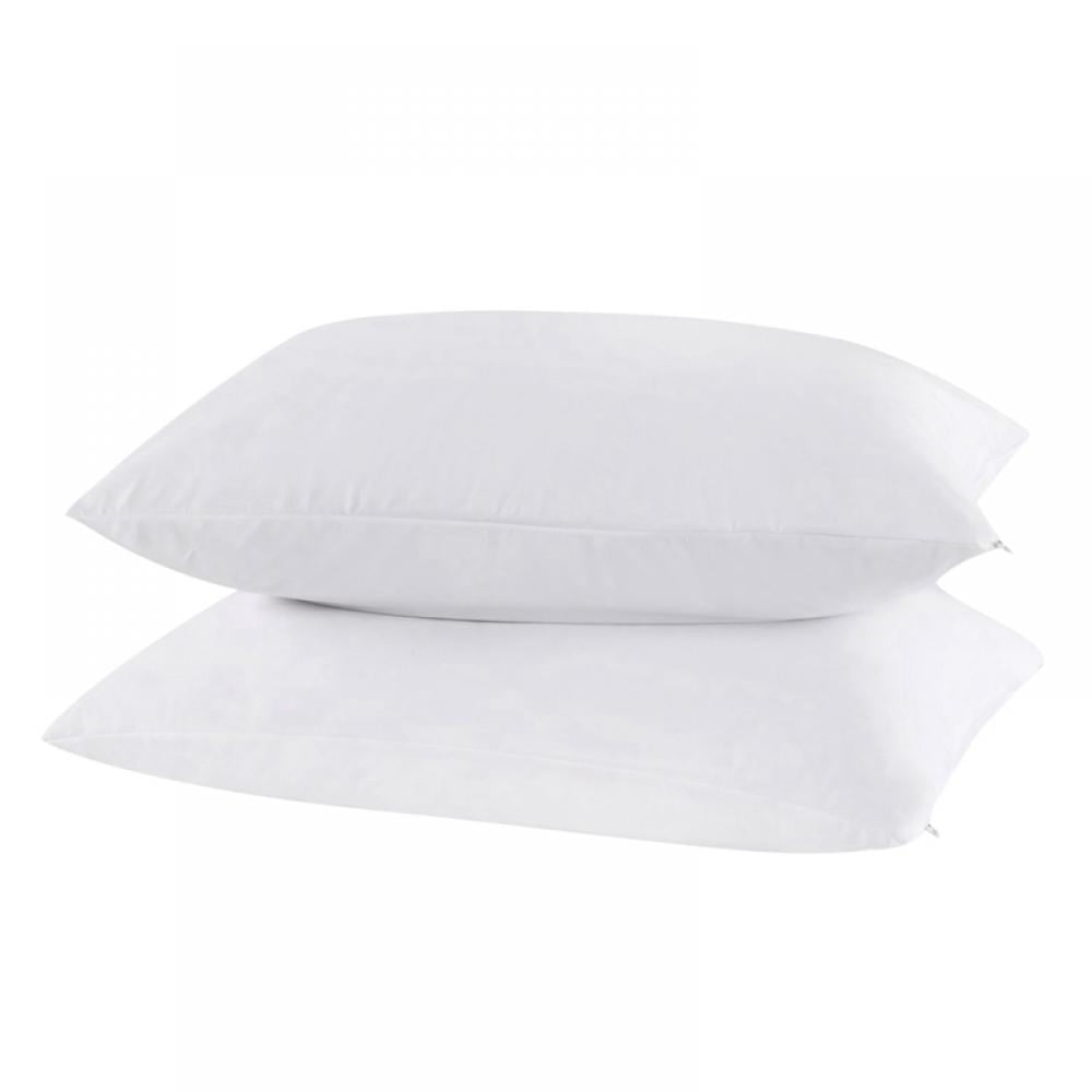 Bed Bug Pillow Protectors,Waterproof Hypoallergenic Covers,Zippered Pillow Cases (Standard-20x26-Set of 2)