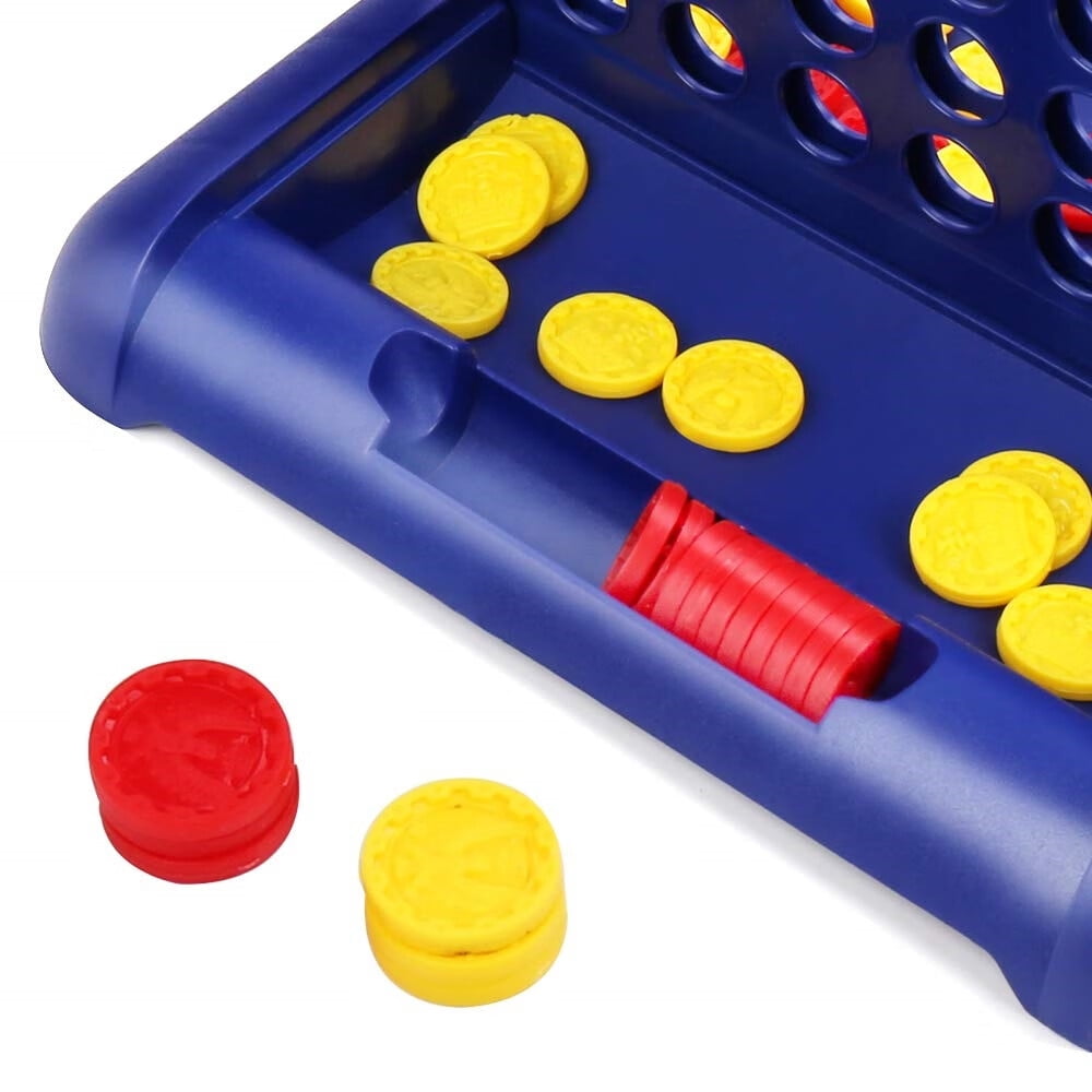 1 Pack Board Games,Four in a Row Game,Travel Size Line Up 4,Classic Family Toy for Kids and Family for Fun