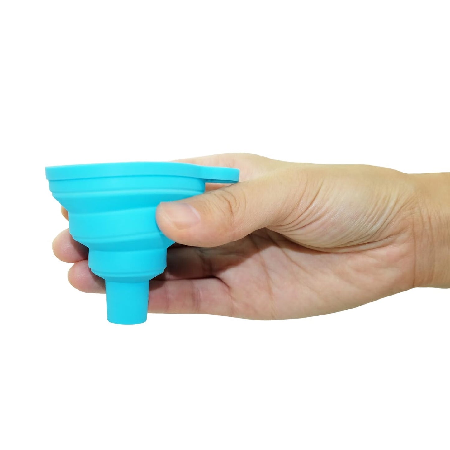 ZOUYUE Funnels for Filling Bottles Set of 2, Food Grade Silicone Funnel for Kitchen Use.Small Collapsible Funnel Bottle Funnel for Water Liquid Protein Powder Transfer