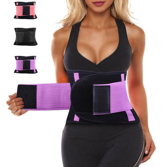 ZOUYUE Herniated Disc Sciatica Back Support Belt Unisex Non Stick, Purple