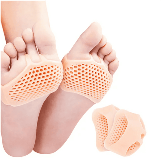 ZOUYUE Metatarsal Pads, 6PCS Gel Ball of Foot Cushions for Women and Men, Breathable Metatarsalgia Insoles for Foot Pain Relief, Mortons Neuroma Forefoot Pads Great for Blisters Diabetic Feet