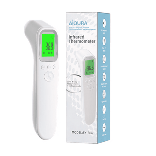 ZOUYUE No-Touch Forehead Thermometer, Digital Infrared Thermometer for Adults and Kids, Touchless Baby Thermometer, Quiet Vibration Feedback, Non Contact